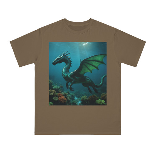 Emerald Depths Wyrm - Organic Unisex Classic T-Shirt