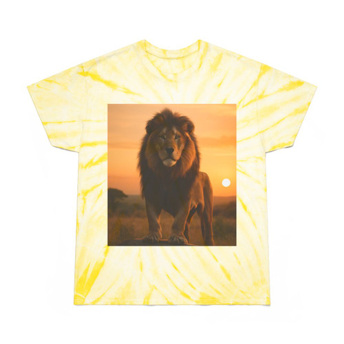 Majestic Lion Spirit - Tie-Dye Tee, Cyclone