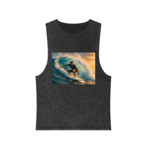 Dynamic Surf Rider - Unisex Stonewash Tank Top