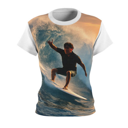 Dynamic Surf Rider - Women's Cut & Sew Tee (AOP)