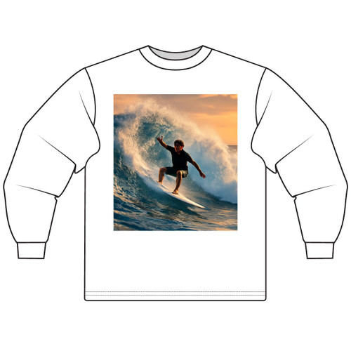 Dynamic Surf Rider - Unisex Long Sleeve T-Shirt