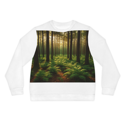 Whispering Forest Pines - Lightweight Sweatshirt (AOP)