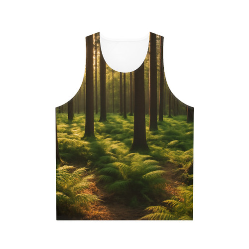 Whispering Forest Pines - Unisex Tank Top (AOP) Whispering Forest Pines - Unisex Tank Top (AOP)