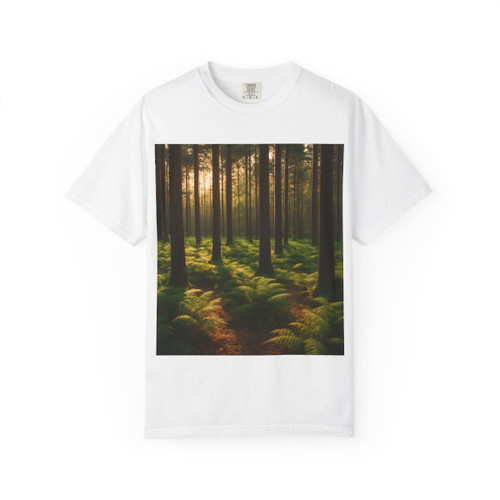Whispering Forest Pines - Unisex Garment-Dyed T-shirt