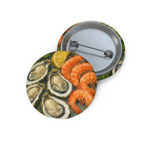 Flavors of the Sea - Custom Pin Buttons