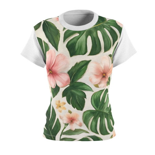 Botanical Bliss Retreat - Women's Cut & Sew Tee (AOP)