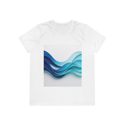 Fractal Wave Harmony - Ladies Competitor Tee