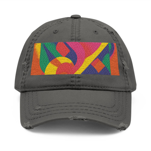 Dynamic Spectrum - Distressed Dad Hat (Embroidery)