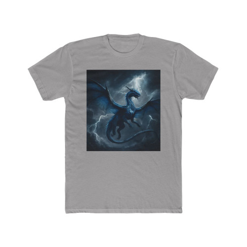 Ethereal Storm Dragon - Unisex Cotton Crew Tee