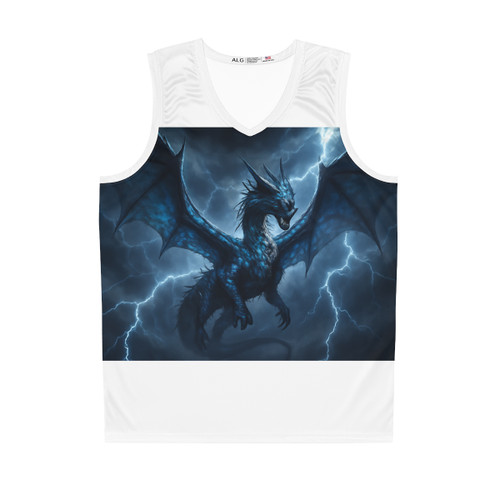 Ethereal Storm Dragon - Basketball Jersey (AOP)