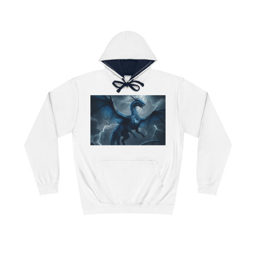 Ethereal Storm Dragon - Unisex Varsity Hoodie