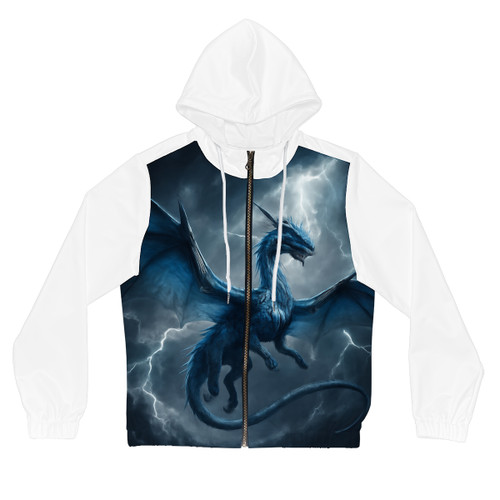 Ethereal Storm Dragon - Women’s Full-Zip Hoodie (AOP)