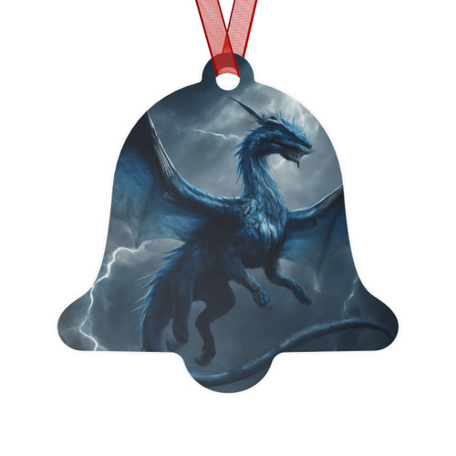 Ethereal Storm Dragon - Metal Ornaments