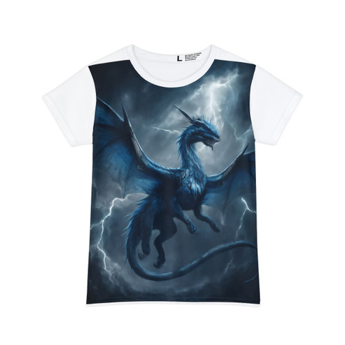 Ethereal Storm Dragon - Women's Short Sleeve Shirt (AOP)