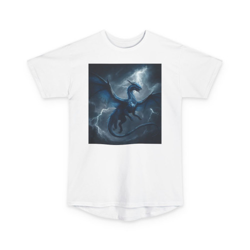 Ethereal Storm Dragon - Unisex Long Body Urban Tee