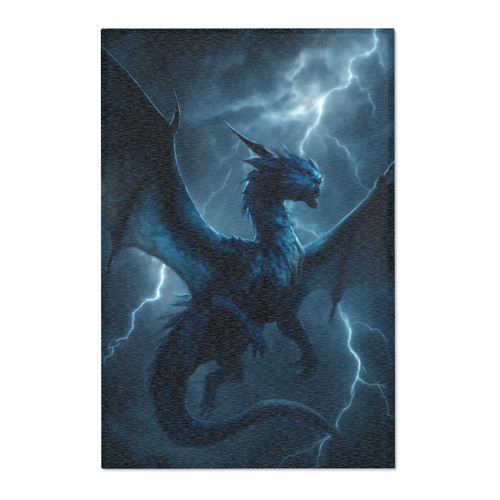 Ethereal Storm Dragon - Area Rugs 