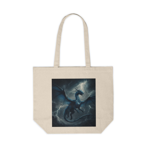 Ethereal Storm Dragon - Canvas Shopping Tote