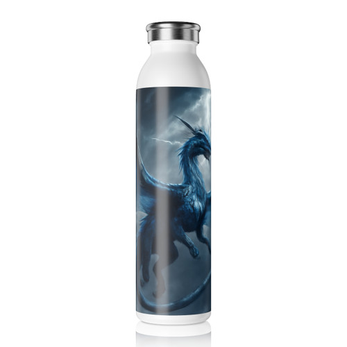 Ethereal Storm Dragon - Slim Water Bottle