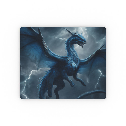 Ethereal Storm Dragon - Rectangular Mouse Pad