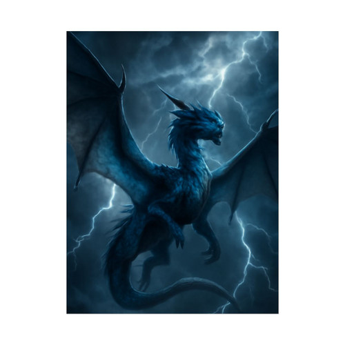 Ethereal Storm Dragon - Rolled Posters