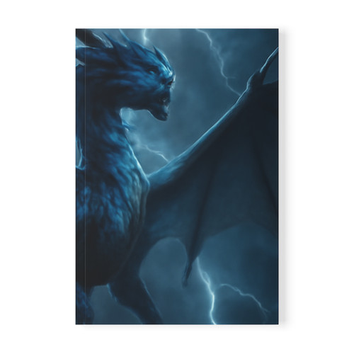 Ethereal Storm Dragon - Softcover Notebook, A5