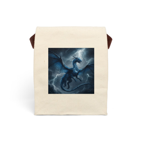 Ethereal Storm Dragon - Canvas Lunch Bag With Strap
