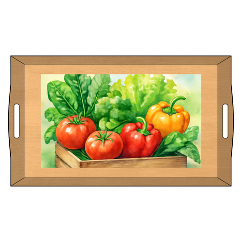 Savor the Harvest - Bamboo Serving Tray (Engraving)
