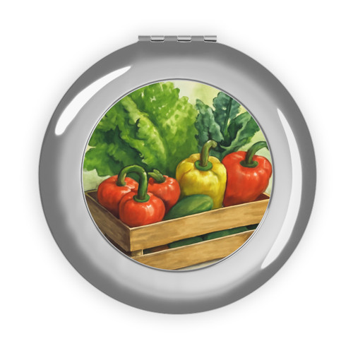 Savor the Harvest - Compact Travel Mirror