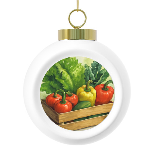 Savor the Harvest - Christmas Ball Ornament