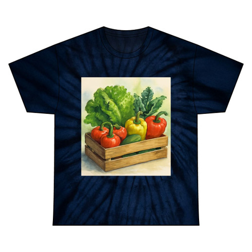 Savor the Harvest - Unisex Tie Dye Cotton Tee Savor the Harvest - Unisex Tie Dye Cotton Tee