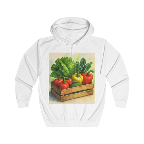 Savor the Harvest - Unisex Full Zip Hoodie