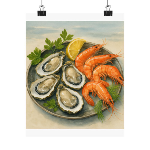 Flavors of the Sea - Matte Vertical Posters