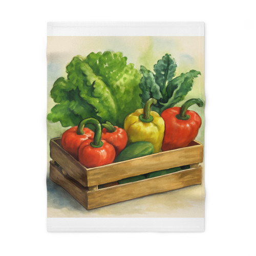 Savor the Harvest - Soft Fleece Baby Blanket