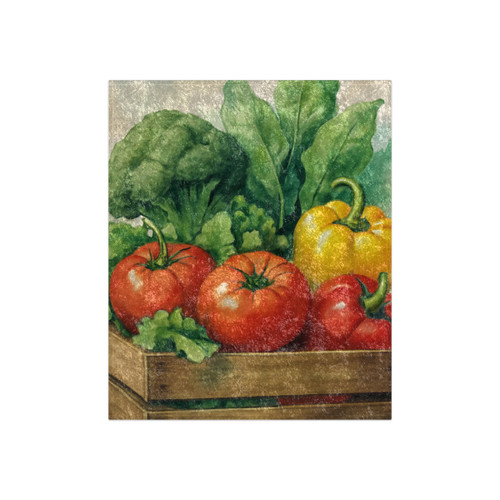 Savor the Harvest - Crushed Velvet Blanket