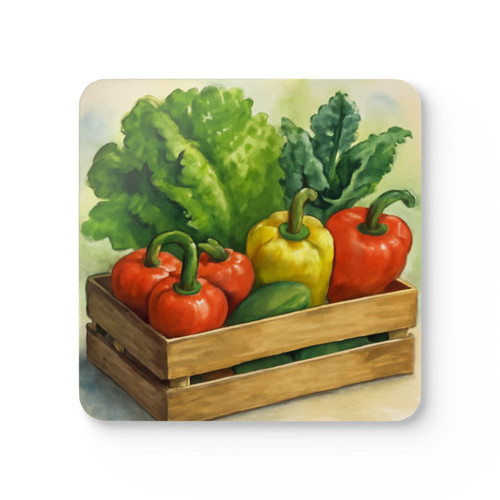 Savor the Harvest - Corkwood Coaster Set