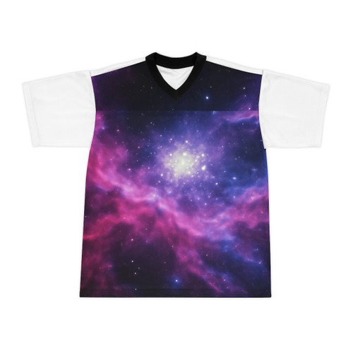 Ethereal Cosmic Voyage - Unisex Football Jersey (AOP)