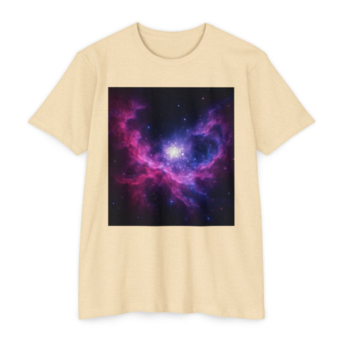 Ethereal Cosmic Voyage - Unisex CVC Jersey T-shirt