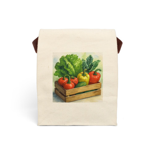 Savor the Harvest - Canvas Lunch Bag With Strap