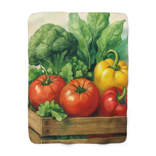 Savor the Harvest - Sherpa Fleece Blanket