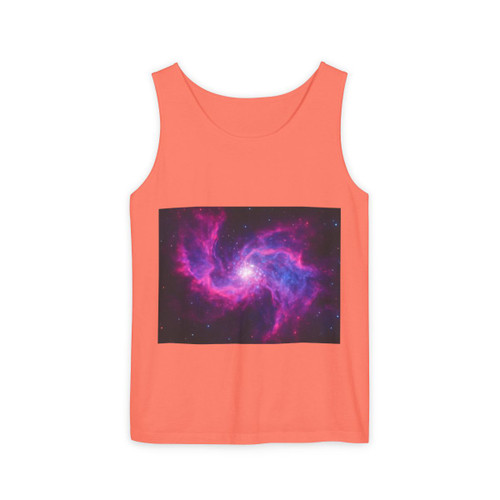 Ethereal Cosmic Voyage - Unisex Garment-Dyed Tank Top