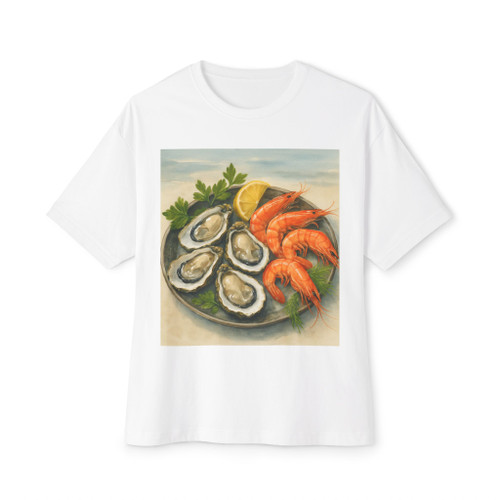 Flavors of the Sea - Unisex Oversized Boxy Tee Flavors of the Sea - Unisex Oversized Boxy Tee
