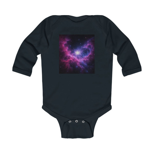 Ethereal Cosmic Voyage - Infant Long Sleeve Bodysuit