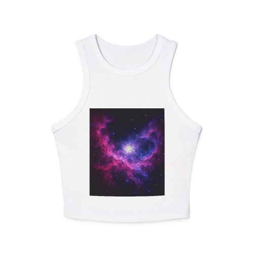 Ethereal Cosmic Voyage - Women's Micro Rib Racer Tank Top