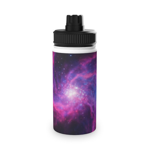 Ethereal Cosmic Voyage - Stainless Steel Water Bottle, Sports Lid