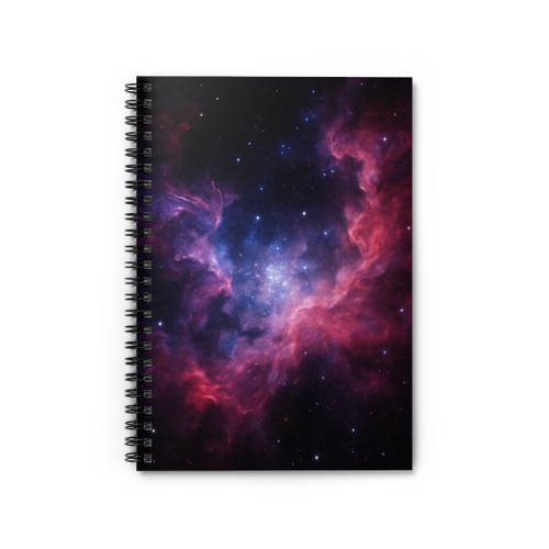 Ethereal Cosmic Voyage - Spiral Notebook - Ruled Line