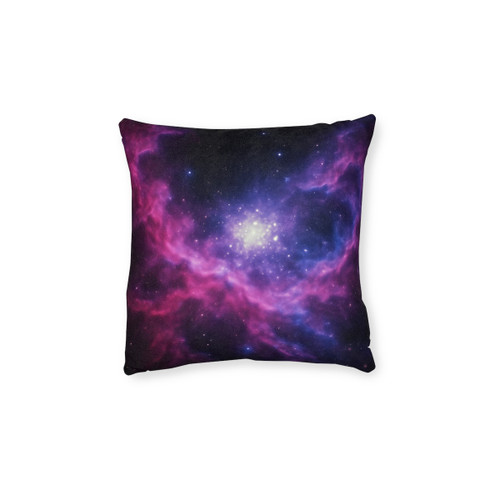 Ethereal Cosmic Voyage - Square Pillow