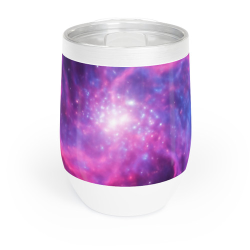 Ethereal Cosmic Voyage - Chill Wine Tumbler
