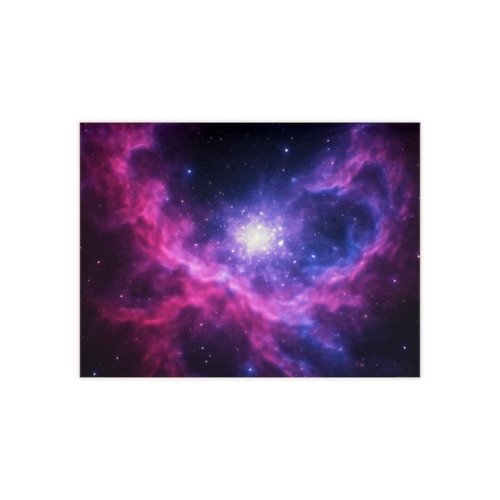 Ethereal Cosmic Voyage - Ceramic Photo Tile