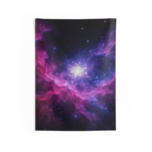 Ethereal Cosmic Voyage - Indoor Wall Tapestries