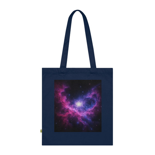 Ethereal Cosmic Voyage - Organic Cotton Tote Bag